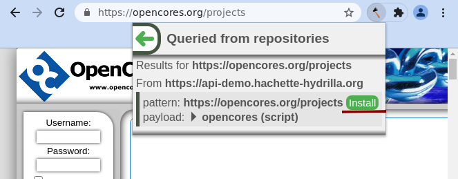 hachette popup repository query results